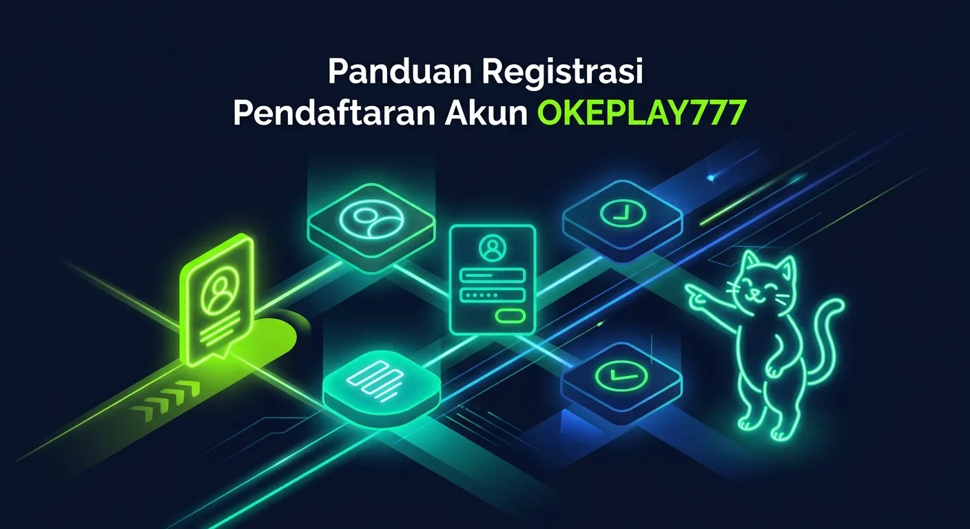 Panduan Registrasi Pendaftaran Akun OKEPLAY777